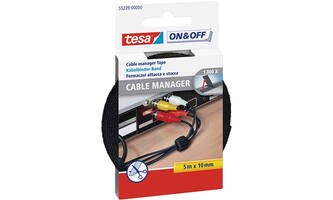 Tesa On&Off Cable Manager 5M x 10 mm