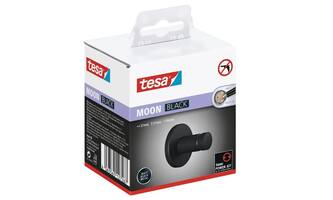 Tesa Moon Black Towel Hook 40563
