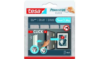 TESA POWERSTRIPS CLICK 4X2 S