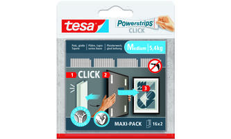 TESA POWERSTRIPS CLICK 16X2 M test