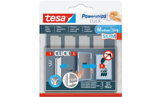 TESA POWERSTRIPS CLICK 16X2 SLIM