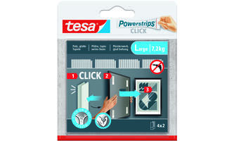 TESA POWERSTRIPS CLICK 4X2 L