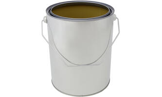 VEBA Leeg Verfblik Uitw Blank/Inw Gecoat Exclusief Deksel