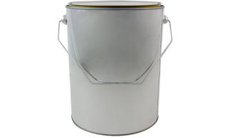 VEBA Leeg Verfblik Uitw Blank/Inw Gecoat Exclusief Deksel 5 L