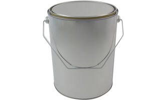 VEBA Leeg Verfblik Uitw Blank/Inw Gecoat Exclusief Deksel 5 L