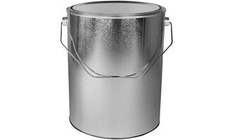 VEBA Leeg Verfblik Uitw Blank/Inw Gecoat Exclusief Deksel 5 L