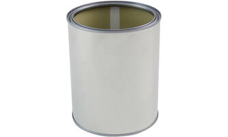 VEBA Leeg Verfblik Uitw Blank/Inw Gecoat Exclusief Deksel 1 L