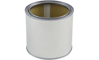 VEBA Leeg Verfblik Uitw Blank/Inw Gecoat Exclusief Deksel 500 ml