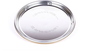 VEBA Leeg Verfblik Uitw Blank/Inw Goudlak 25 L Un (88) Exclusief Deksel + Spanring
