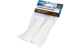 VEBA Verfrol Velours 10 cm, 2 st Ophangverpakking