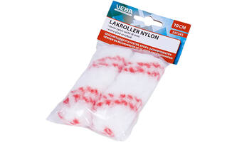 VEBA Verfrol Nylon 10 cm, Pool 6 mm, 2 st Ophangverpakking, Rood