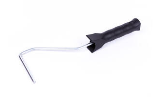 VERFROLBEUGEL BASIC 10CM/6MM/28CM ZWART
