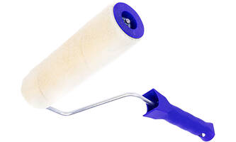 VEBA Verfrol + Beugel Velours 18 cm Pool 6 mm
