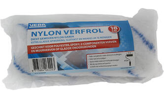 VEBA Verfrol Nylon 18 cm, Pool, 14 mm, Blauw