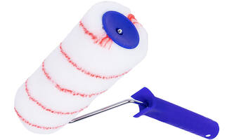 VEBA Verfrol + Beugel Nylon 18 cm, Pool 11 mm, Rood