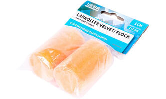 VEBA Lakrol Velvet/Flock 5 cm, 2 st Ophangverpakking