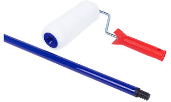 VEBA Verfrol + Beugel 20 cm + Verlengsteel 120 cm