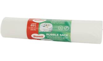 Dumil Puinzakken/grofvuilzakken Ldpe 65L 5 st Rol