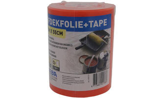 VEBA Afdekfolie Met Tape 55 cmx33 m