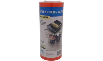 VEBA Afdekfolie Met Tape 140 cmx33 m