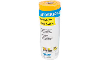VEBA Afdekfolie+Gold Tape Navul 140 cmx33 m
