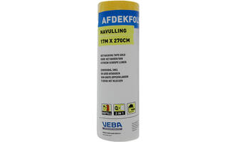 VEBA Afdekfolie+Gold Tape Navul 270 cmx17 m