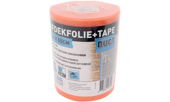 VEBA Afdekfolie+Duct Tape 55 cmx15 m
