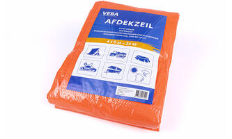 VEBA Afdekzeil Oranje 4x6 m