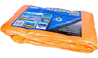 VEBA Afdekzeil Oranje 6x8 m