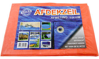 VEBA Afdekzeil Oranje 8x10 m
