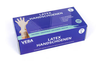 VEBA Latex Handschoen Doos 100 st
