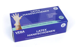 VEBA Latex Handschoen Doos 100 st XL