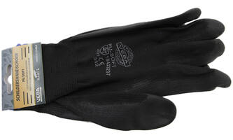 VEBA Handschoen Pu-Soft Zwart Mt L