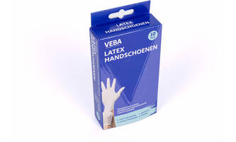 VEBA Latex Handschoen 10 st (Doosje)