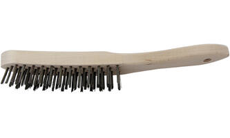 VEBA Staalborstel 5 Rij Hout