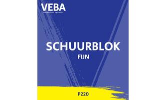 SCHUURBLOK FIJN GEEL P220