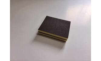 SCHUURPAD FOAM FIJN GEEL 2ST