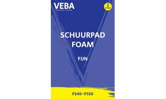SCHUURPAD FOAM FIJN GEEL 2ST