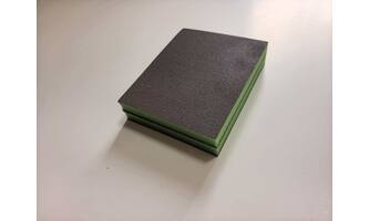 SCHUURPAD FOAM SUPERFIJN GROEN 2ST