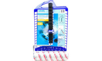 VEBA Verfrol 25 cm + Verlengsteel & Rooster