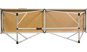 VEBA Behangtafel 2 m Aluminium/Professioneel