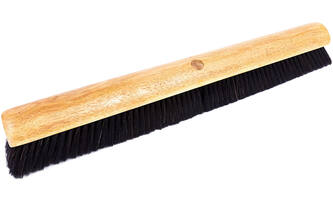 VEBA Kamerveger Zwart Haar Ronde Kap 60 cm