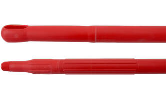 Falconbrush Hygienisch Steel Zwaar 150 cm Rood