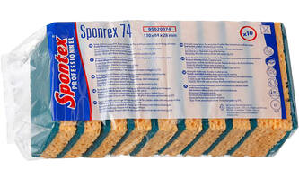 Spontex 74 Schuurspons 130x84x28 mm 10 st
