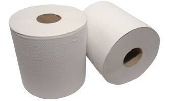 Euro Products Midi Poetspapier Recycled Naturel 1-Laags 300 m 1 Rol